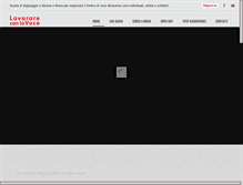 Tablet Screenshot of lavorareconlavoce.it